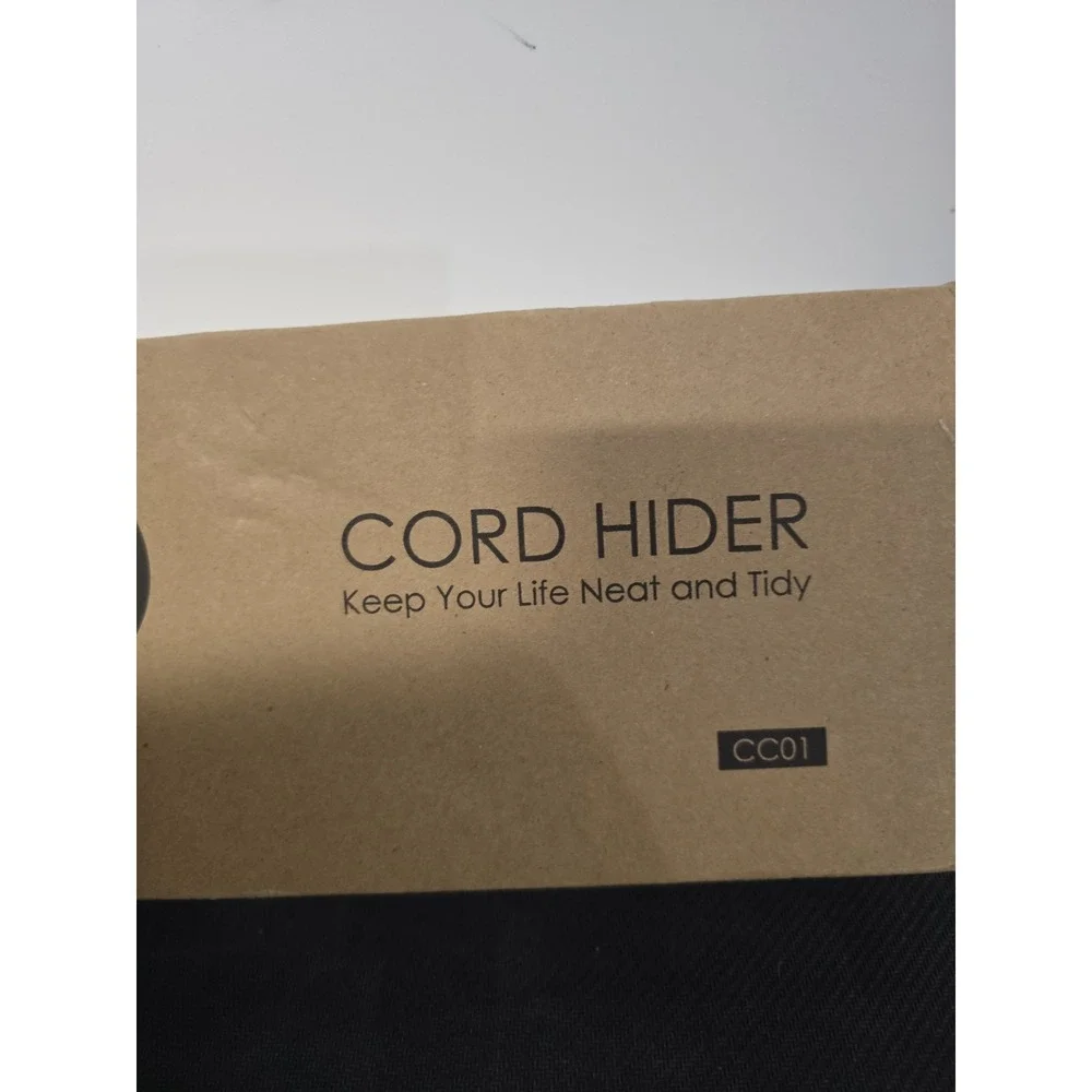 DELAMU Cord Hider / Cord Cover Raceway in White (CC01) New Sealed